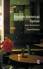 Cover: English Historical Syntax - Routledge