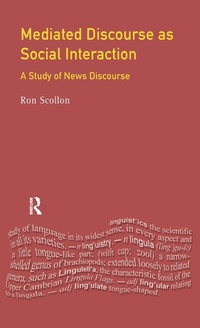 Enlarge image Cover: Mediated Discourse as Social Interaction - Routledge