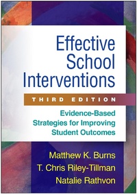Enlarge image Cover: Effective School Interventions, Third Edition - Guilford Press
