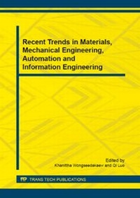Enlarge image Cover: Recent Trends in Materials, Mechanical Engineering, Automation and Information Engineering - Trans Tech Publications Ltd