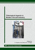 Cover: Tribological Aspects in Modern Aircraft Industry - Trans Tech Publications Ltd