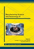 Cover: Manufacturing Science and Technology VI - Trans Tech Publications Ltd