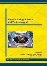 Enlarge image Cover: Manufacturing Science and Technology VI - Trans Tech Publications Ltd