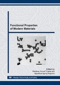Cover: Functional Properties of Modern Materials - Trans Tech Publications Ltd