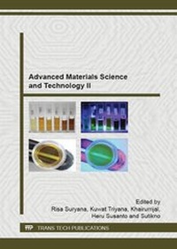 Enlarge image Cover: Advanced Materials Science and Technology II - Trans Tech Publications Ltd