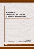 Cover: Problems of Deformation and Fracture in Materials and Structures - Trans Tech Publications Ltd