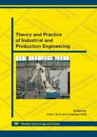 Enlarge image Cover: Theory and Practice of Industrial and Production Engineering - Trans Tech Publications Ltd
