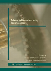 Enlarge image Cover: Advanced Manufacturing Technologies - Trans Tech Publications Ltd
