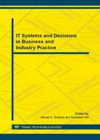 Enlarge image Cover: IT Systems and Decisions in Business and Industry Practice - Trans Tech Publications Ltd