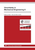 Cover: Uncertainty in Mechanical Engineering II - Trans Tech Publications Ltd