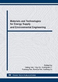 Cover: Materials and Technologies for Energy Supply and Environmental Engineering - Trans Tech Publications Ltd