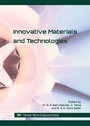 Cover: Innovative Materials and Technologies - Trans Tech Publications Ltd
