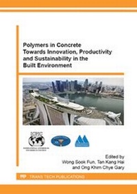 Enlarge image Cover: Polymers in Concrete Towards Innovation, Productivity and Sustainability in the Built Environment - Trans Tech Publications Ltd