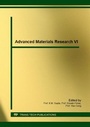 Cover: Advanced Materials Research VI - Trans Tech Publications Ltd