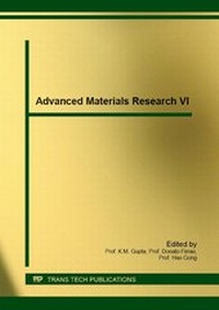 Enlarge image Cover: Advanced Materials Research VI - Trans Tech Publications Ltd