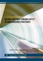 Cover: Design, Construction and Safety of Underground Structures - Trans Tech Publications Ltd