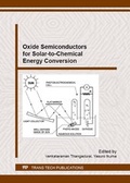 Cover: Oxide Semiconductors for Solar-to-Chemical Energy Conversion - Trans Tech Publications Ltd