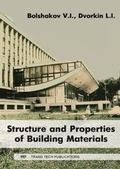 Cover: Structure and Properties of Building Materials - Trans Tech Publications Ltd