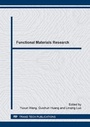 Cover: Functional Materials Research - Trans Tech Publications Ltd