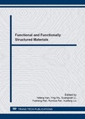 Cover: Functional and Functionally Structured Materials - Trans Tech Publications Ltd