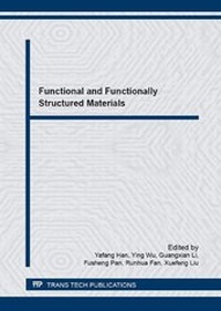 Enlarge image Cover: Functional and Functionally Structured Materials - Trans Tech Publications Ltd