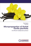 Cover: Micropropagation of Orchid Vanilla planifolia - LAP Lambert Academic Publishing