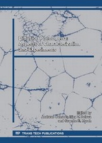 Enlarge image Cover: Diffusion Phenomena: Aspects of Characterization and Experiments - Trans Tech Publications Ltd