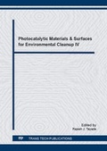 Cover: Photocatalytic Materials & Surfaces for Environmental Cleanup IV - Trans Tech Publications Ltd