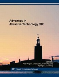 Enlarge image Cover: Advances in Abrasive Technology XIX - Trans Tech Publications Ltd