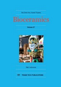 Enlarge image Cover: Bioceramics 27 - Trans Tech Publications Ltd