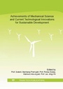 Cover: Achievements of Mechanical Science and Current Technological Innovations for Sustainable Development - Trans Tech Publications Ltd