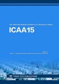 Cover: The 15th International Conference on Aluminium Alloys - Trans Tech Publications