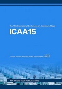 Enlarge image Cover: The 15th International Conference on Aluminium Alloys - Trans Tech Publications