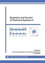 Cover: Dynamics and Control of Technical Systems II - Trans Tech Publications Ltd