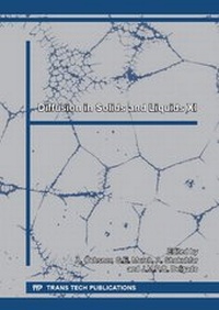 Enlarge image Cover: Diffusion in Solids and Liquids XI - Trans Tech Publications Ltd