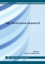 Cover: High-Performance Ceramics IX - Trans Tech Publications Ltd