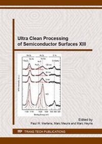 Enlarge image Cover: Ultra Clean Processing of Semiconductor Surfaces XIII - Trans Tech Publications Ltd