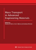 Cover: Mass Transport in Advanced Engineering Materials - Trans Tech Publications