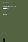 Cover: ORDO - De Gruyter Oldenbourg
