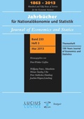 Cover: 150 Years Journal of Economics and Statistics - De Gruyter Oldenbourg