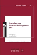 Cover: Statistiken zum Deutschen Stiftungswesen 2007 - De Gruyter Oldenbourg