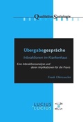 Cover: &Uuml;bergabegespr&auml;che - De Gruyter Oldenbourg