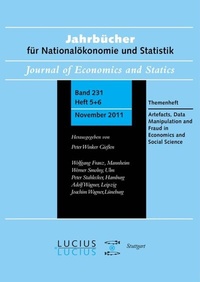 Abbildung von: Methodological Artefacts, Data Manipulation and Fraud in Economics and Social Science - De Gruyter Oldenbourg