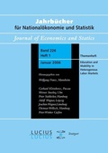 Cover: Education and Mobility in Heterogeneous Labor Markets - De Gruyter Oldenbourg