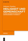 Cover: Heiligkeit und Gemeinschaft - De Gruyter