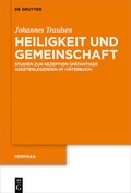 Cover: Heiligkeit und Gemeinschaft - De Gruyter