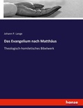 Cover: Das Evangelium nach Matthaeus - Hansebooks