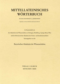 Abbildung von: Mittellateinisches Wörterbuch 47. Lieferung (ineptus - initium) - C.H.BECK