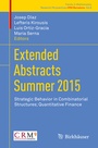 Cover: Extended Abstracts Summer 2015 - Birkhäuser