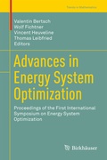 Cover: Advances in Energy System Optimization - Birkh&auml;user